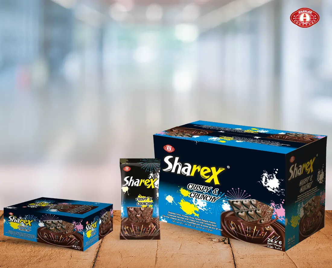 SHAREX COCONUT FLAVORED BRASS BREAKED CHOCOLATE