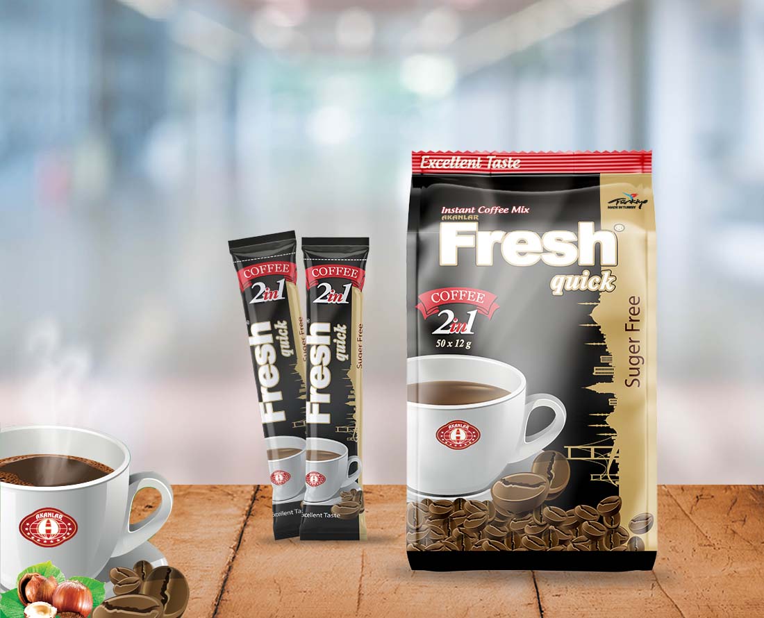 Fresh quick COFFEE 2 IN 1 12 GR