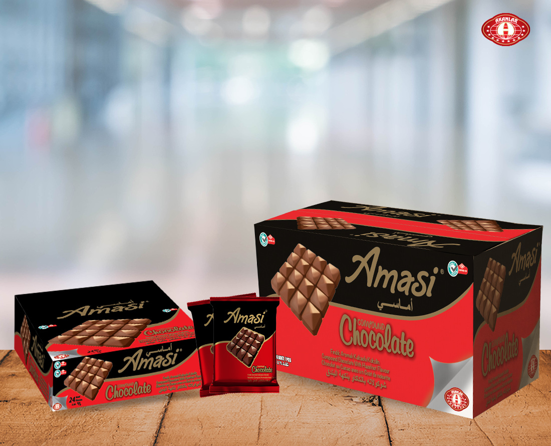 Amasi Hazelnut Flavored Cocoa Compound