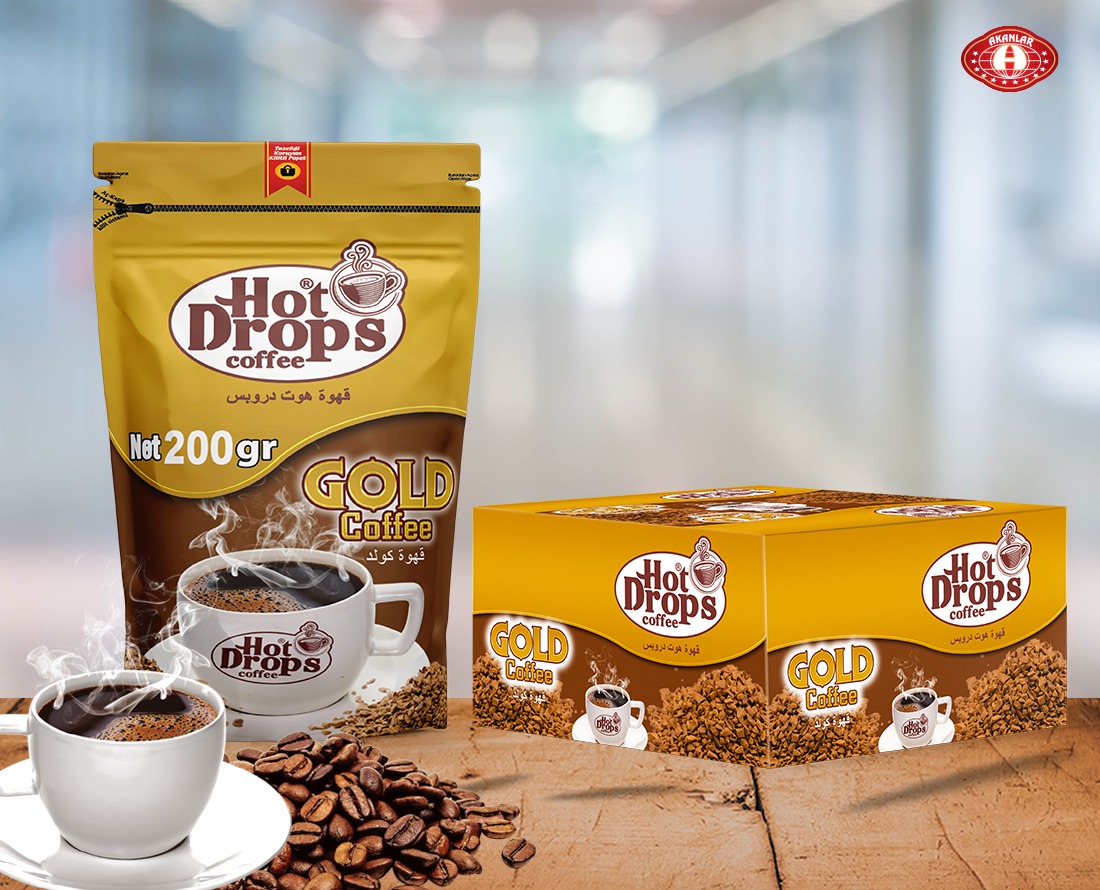 Hot Drops Gold Coffee 200 Gr